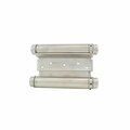 Patioplus Full Surface Double Acting Spring Hinge - Satin Chrome - 6 in. PA3240273